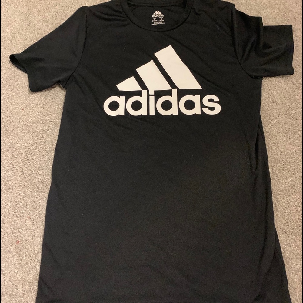 Black Dry-fit adidas shirt